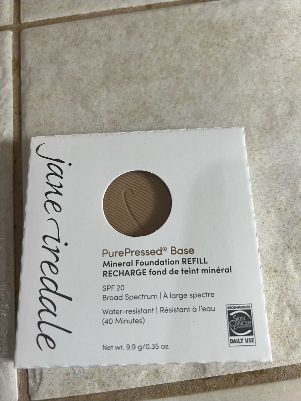 jane iredale PurePressed Base Mineral Foundation Refill - Riviera. Brand  new